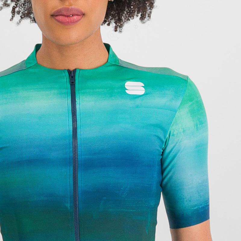 Sportful FLOW SUPERGIARA dámsky dres shade spruce juniper blue 3