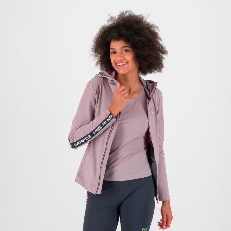 Karpos EASYFRIZZ FULL-ZIP dámska mikina s kapucňou nirvana/ombre blue 5