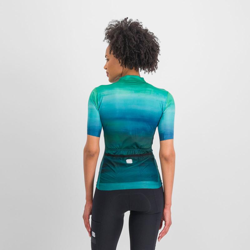 Sportful FLOW SUPERGIARA dámsky dres shade spruce juniper blue 1