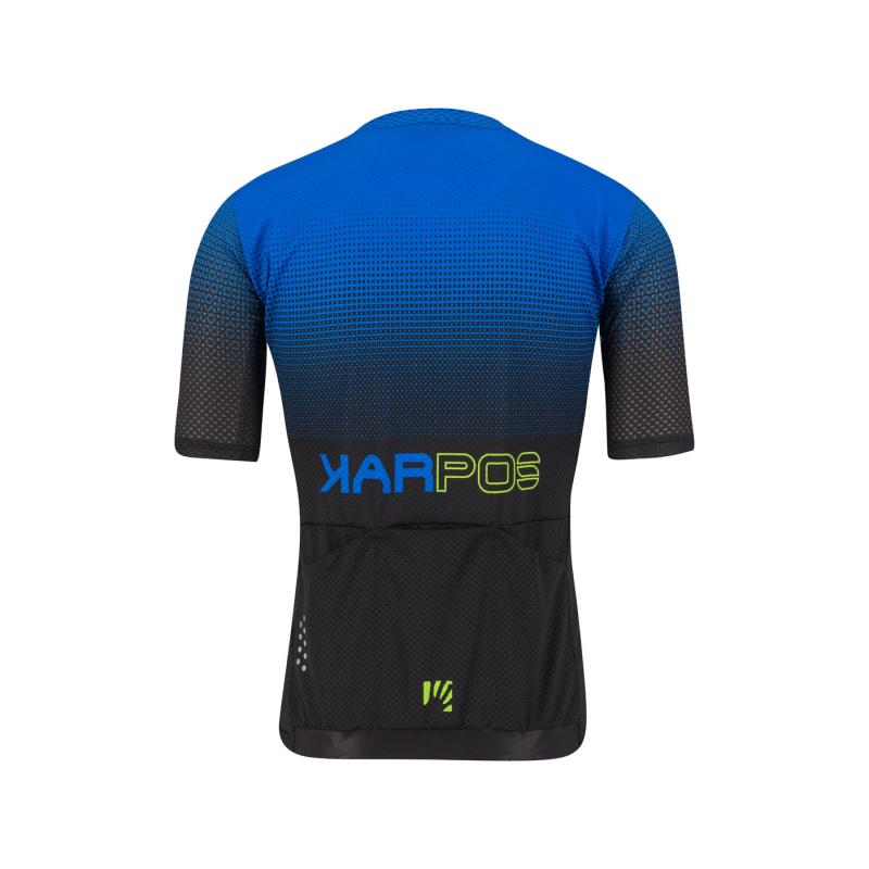 Karpos VAL VIOLA dres Black/Indigo Bunting/Green Fluo 1