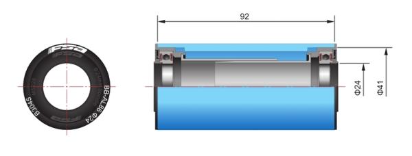 FSA stredové zloženie kľúk 24mm /BB92 , Alloy Cups (OEM 1