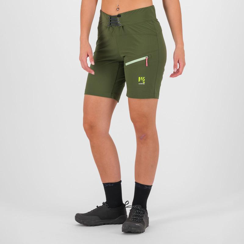 Karpos Val Di Dentro Dámske Bermudy rifle green 4