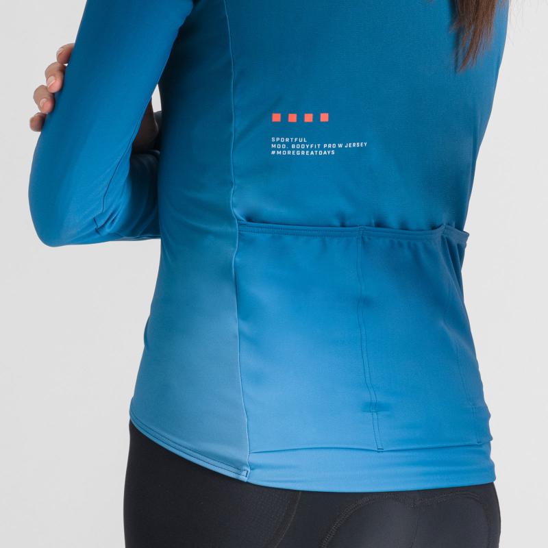 Sportful BODYFIT PRO THERMAL dámsky dres teal blu 3
