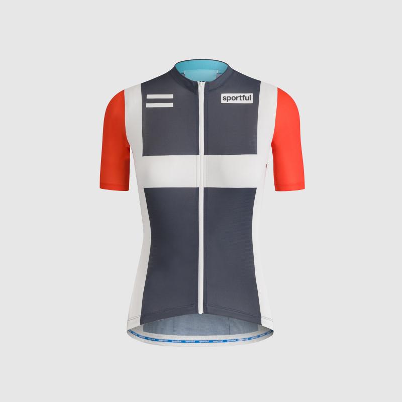 Sportful CLASSIC HERITAGE dámsky dres HERITAGE BLUE WHITE RED CYANO