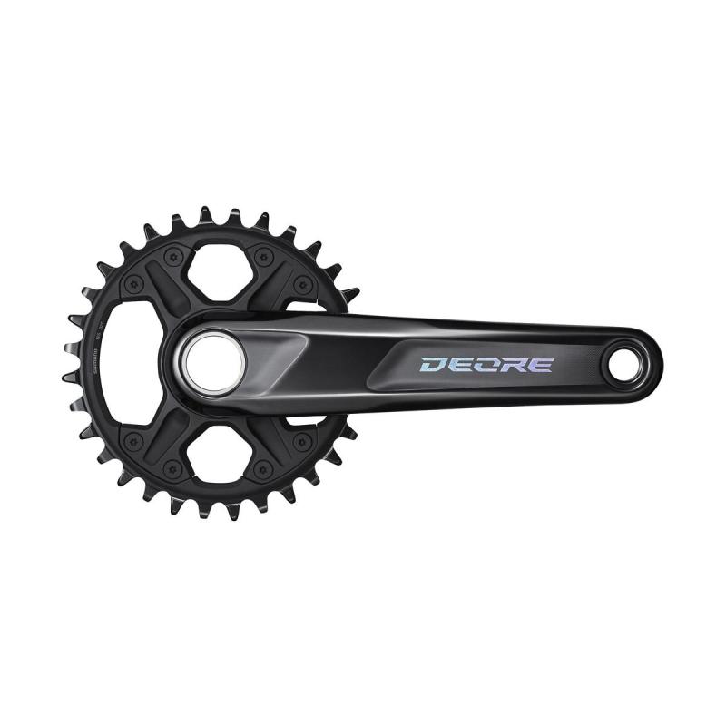 SHIMANO kľuky Deore M6100 170mm 32z. 12-k. čierny dvojdielny bez ložísk