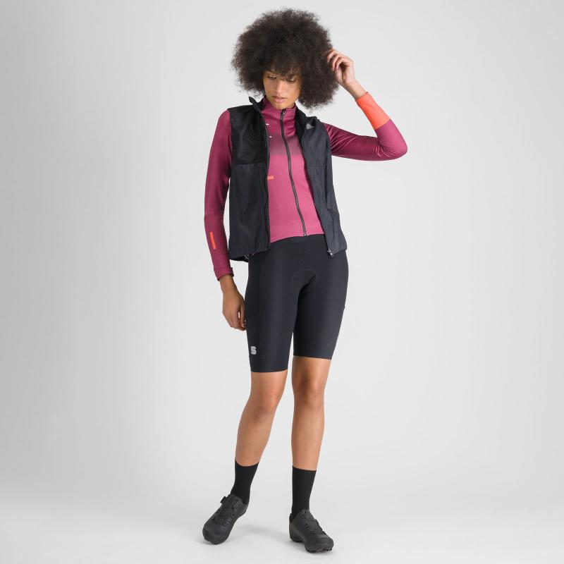 Sportful BREAKOUT SUPERGIARA THERMAL dámsky dres rasperry violet black pompelmo 8